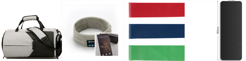 Bluetooth Headband for Fitness & Yoga – Wireless, Sweatproof & Built-in Speakers