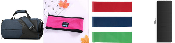 Bluetooth Headband for Fitness & Yoga – Wireless, Sweatproof & Built-in Speakers